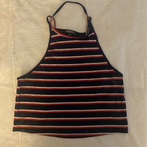 Stripped cropped top